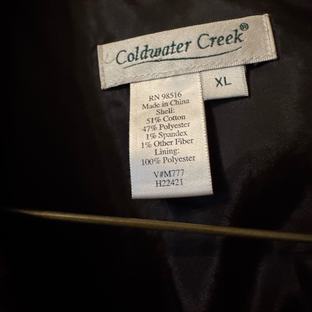 Women's Patterned Button-Up Jacket From Coldwater… - image 4